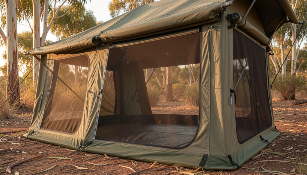 Good ventilation is one of the most overlooked features when choosing a camping swag